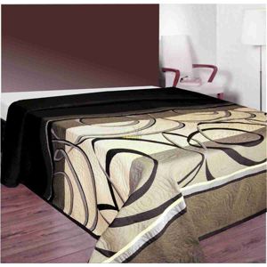 Forbyt Prikrývka na posteľ, Madeiras, hnedý 140 x 220 cm